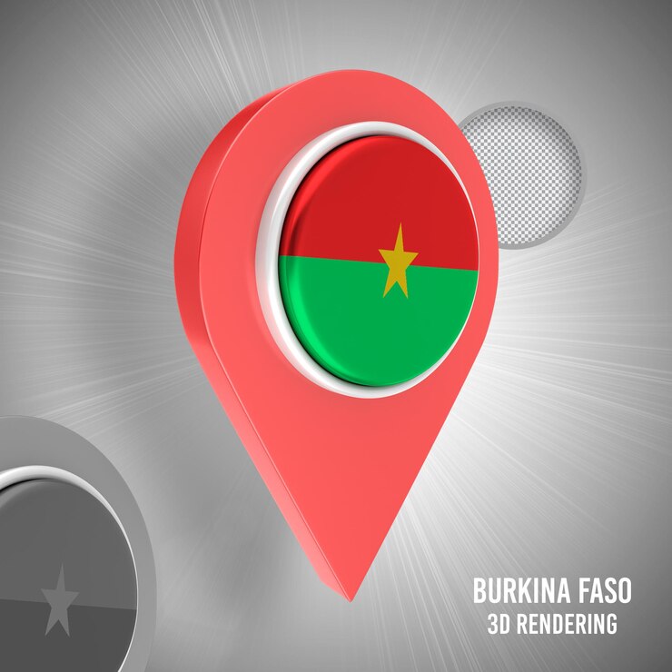 PSD library location icon country 3d realistic rendering