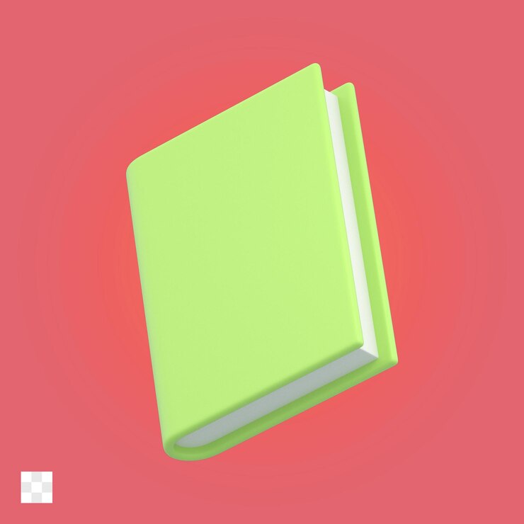PSD libri 3d icona