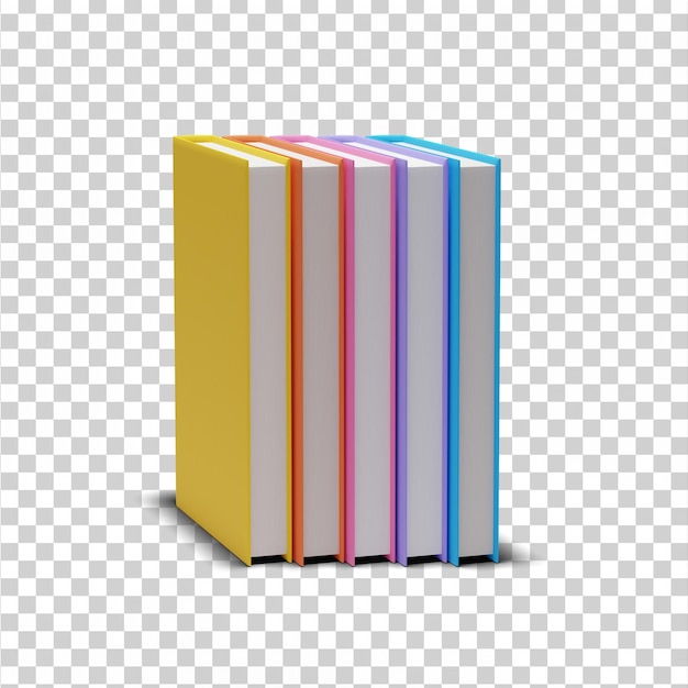 Libri colorati 3D