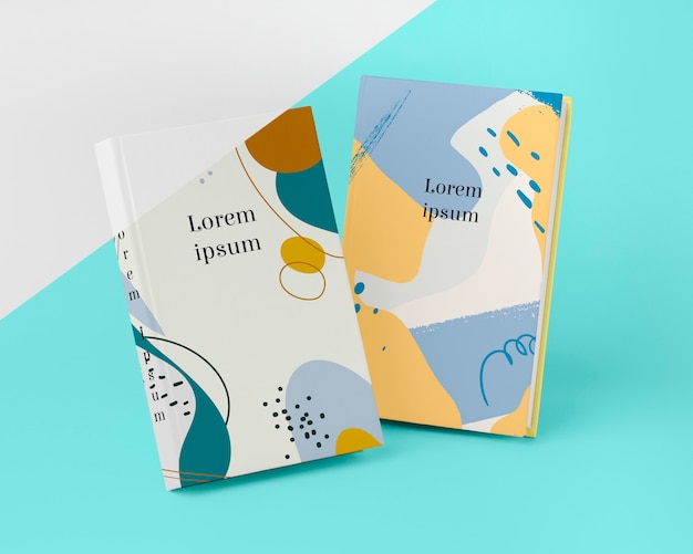 Libri di concetto di affari mock-up