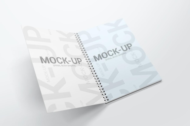 Libro a spirale Mockup PSD