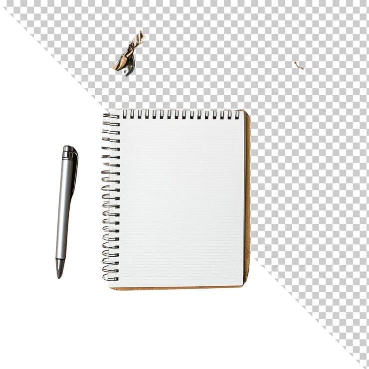 PSD libro aislado sobre un fondo transparente
