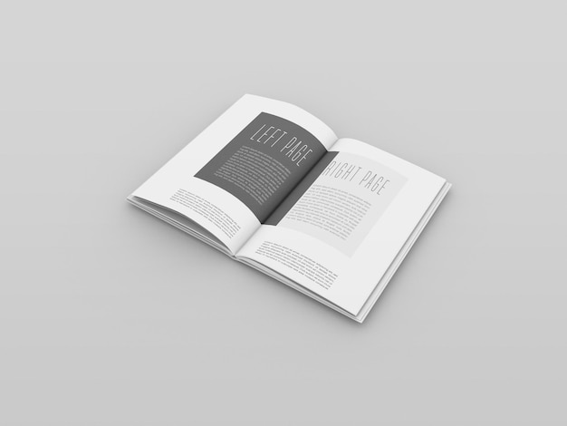 Libro aperto Mockup