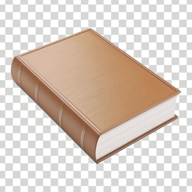 un libro está abierto en un fondo a cuadros