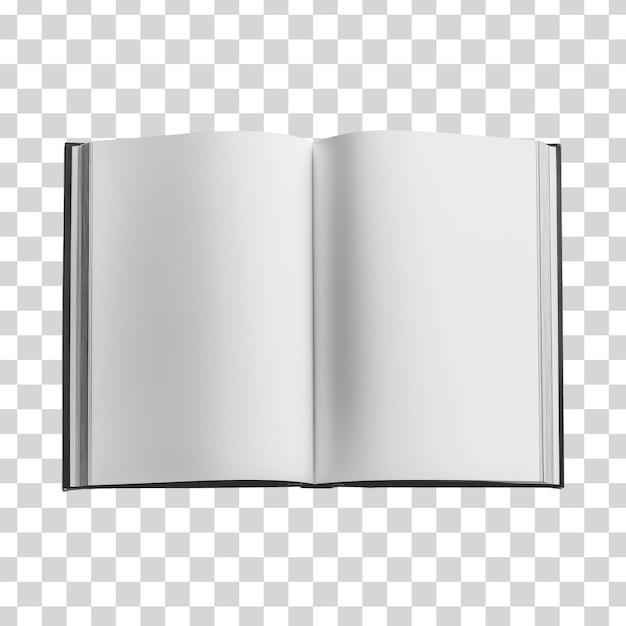 Libro con fondo transparente