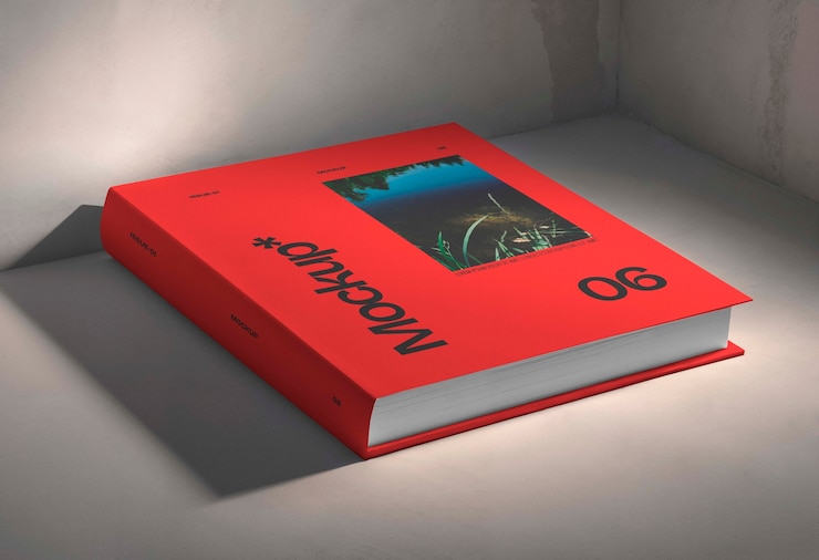 PSD libro in modello di studio