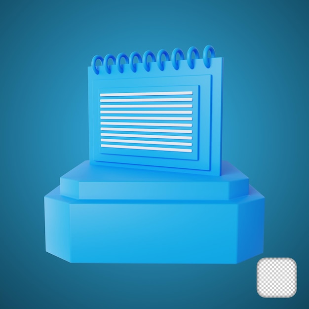 Libro de lista de verificación con iconos de podio para aplicaciones móviles ux ui
