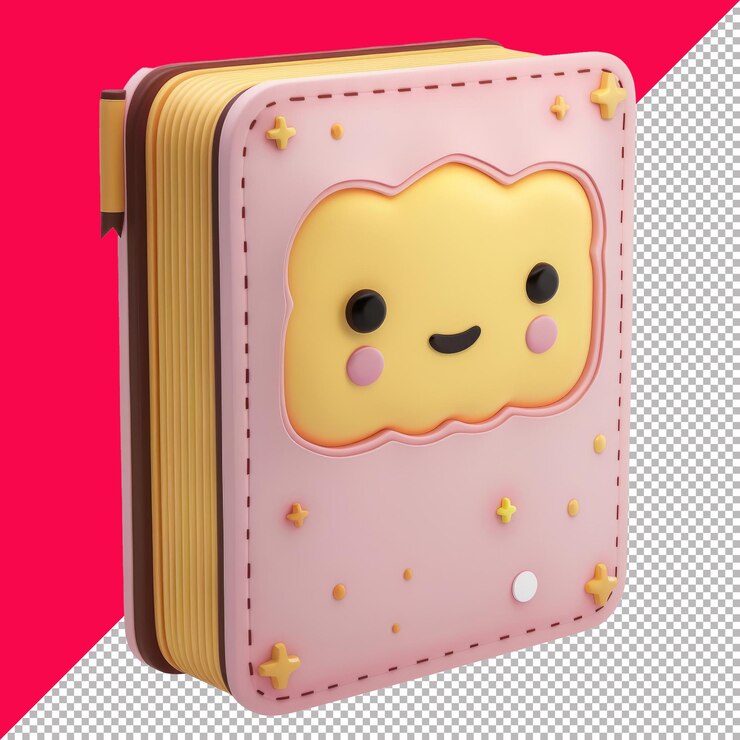 PSD libros en 3d con fondo transparente png en formato psd