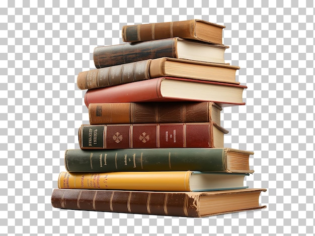 PSD libros antiguos aislados en fondo transparente png psd