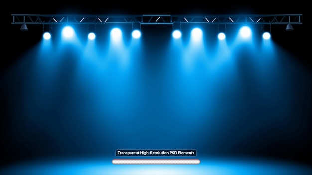 Licht der Scheinwerfer des Theaters