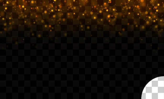 Licht-Effekt mit durchsichtigem Hintergrund-Bokeh