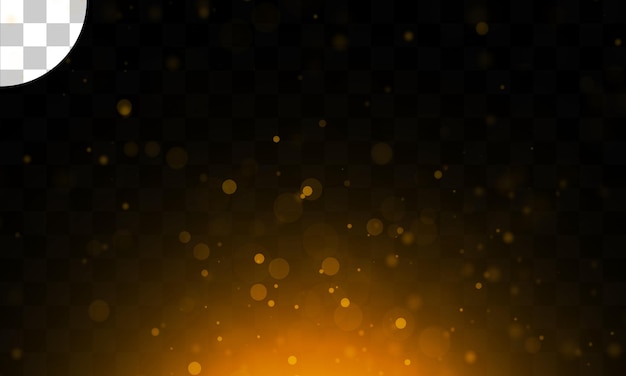 Licht-Effekt mit durchsichtigem Hintergrund-Bokeh