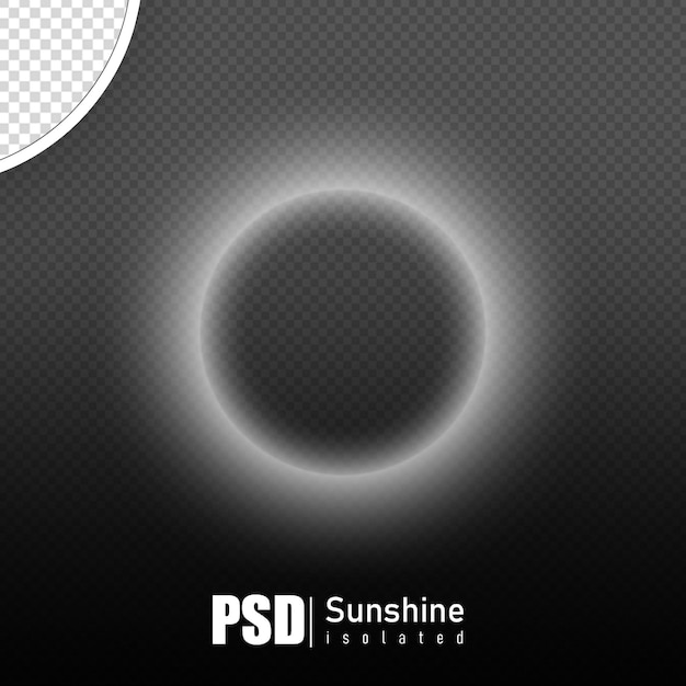 Lichteffekt des abstrakten Sonnenaufgangs