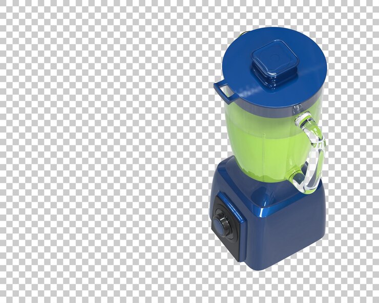 PSD licuadora aislada sobre fondo transparente ilustración de renderizado 3d