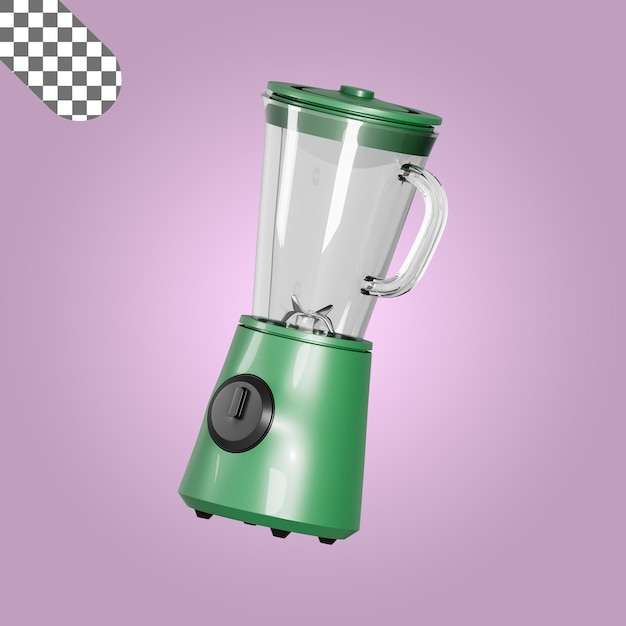 Licuadora de ilustración 3D