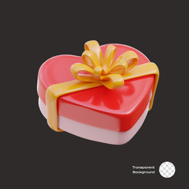 Liebe Geschenk 3D-Ikonen