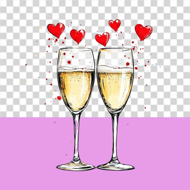 Liebe in der Luft Feiern Valentinstag
