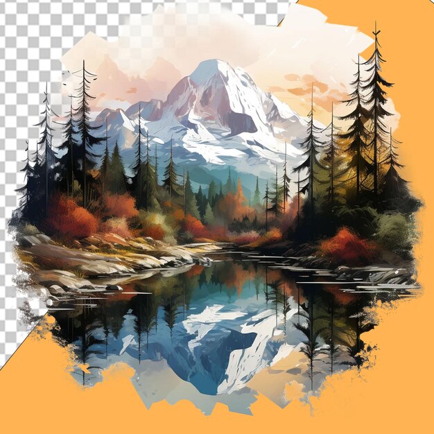 PSD liebe natur png illustration