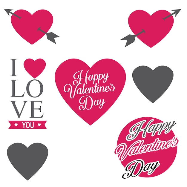 Liebeszeichen für den Valentinstag