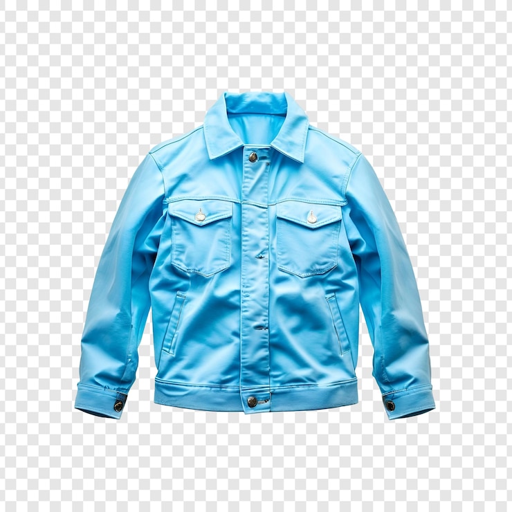 PSD light blue mens bomber jacket casual style spring fashion