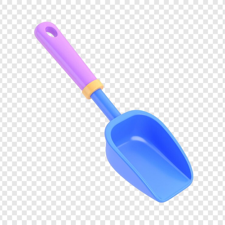 PSD light blue scoop with purple handle