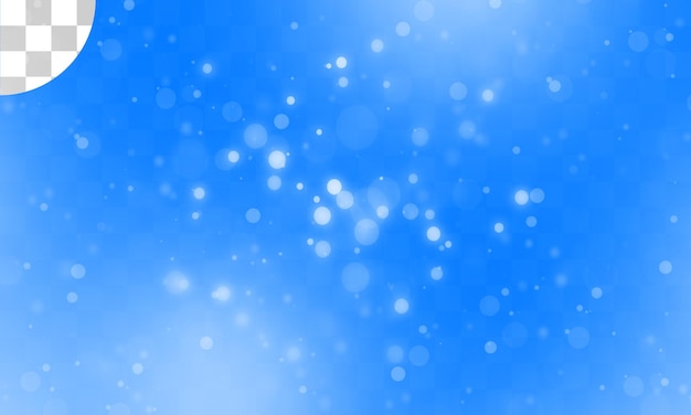 light effect with transparent background bokeh