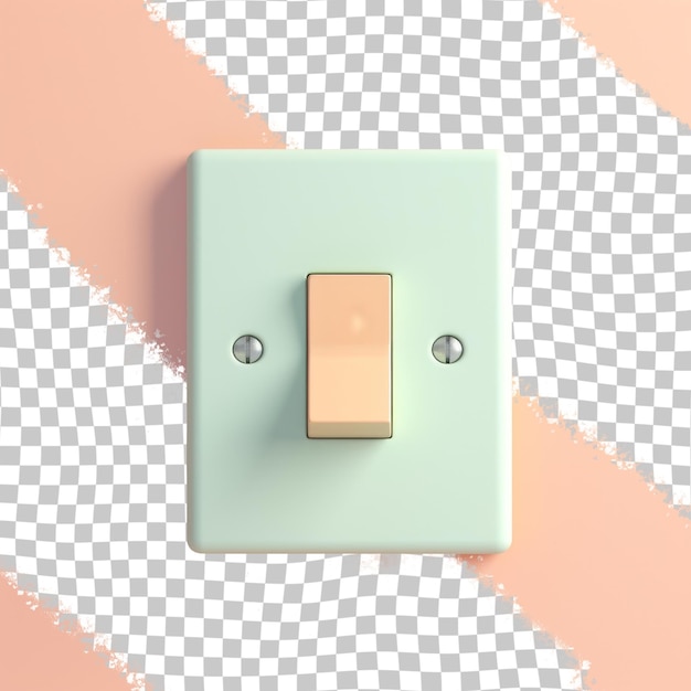 PSD a light switch with the light switch on it