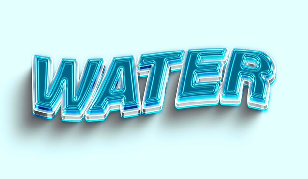 Light Text Style Effect