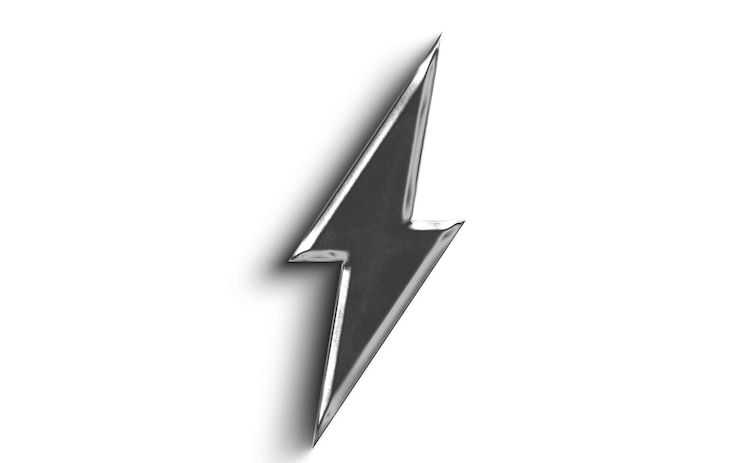 PSD lightning bolt icono