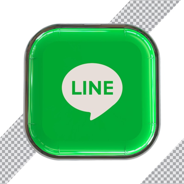 PSD ligne 3d icon new stlye