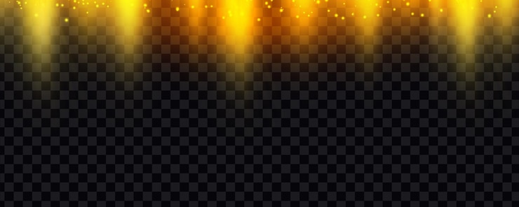 PSD lignes brillantes verticales lumineuses avec effet de lumière