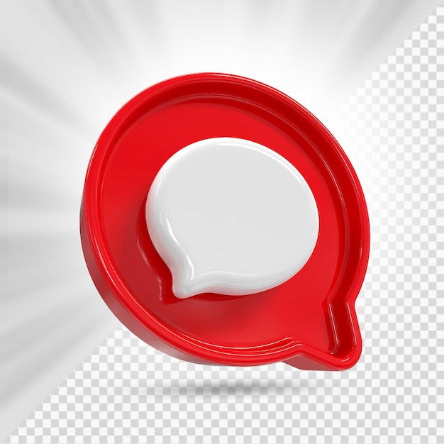 Like Share Love Kommentarsymbol 3D Render