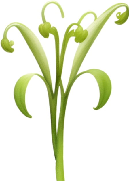 Lily of the valley clipart ein süßes lily of the valley blumen-ikonen