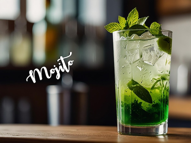 Lime mojito background image or templates with editable file