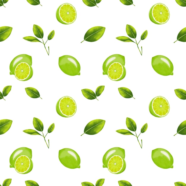 Lime- oder Zitronen-Hintergrundmuster