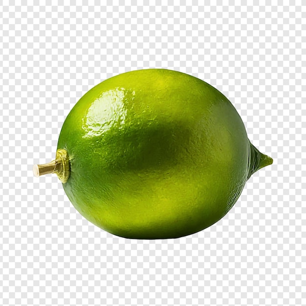 PSD lime png isolé sur un psd premium à fond transparent