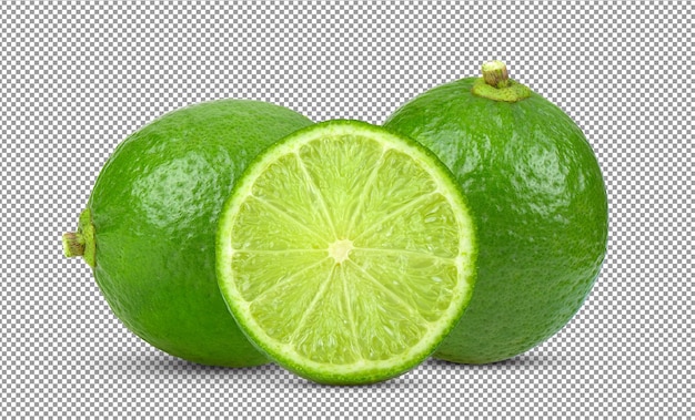 Limetten isoliert