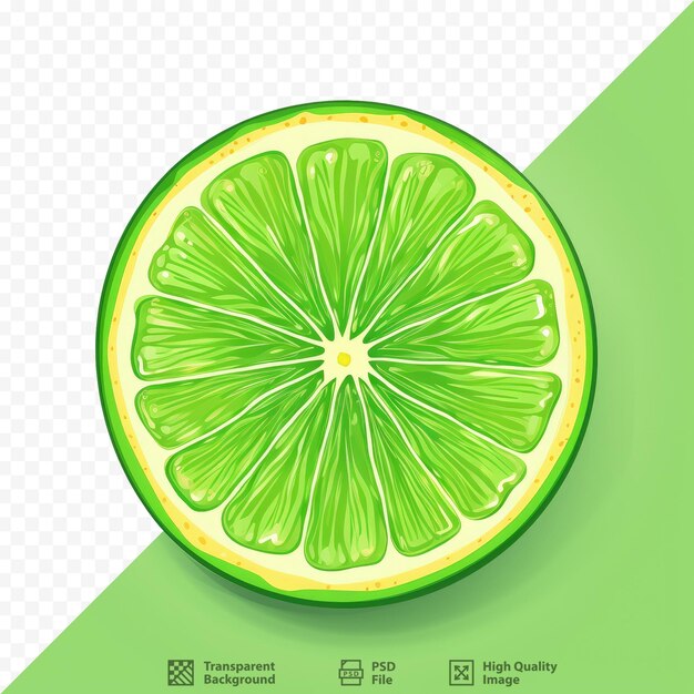 PSD un limón se corta por la mitad y se muestra en esta imagen.
