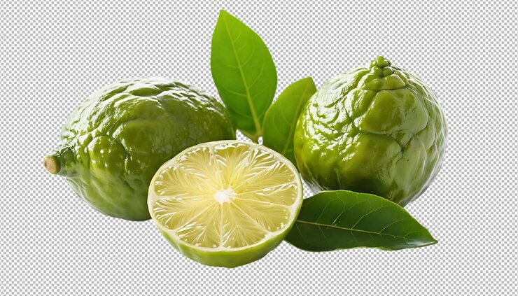 PSD limón kaffir fresco