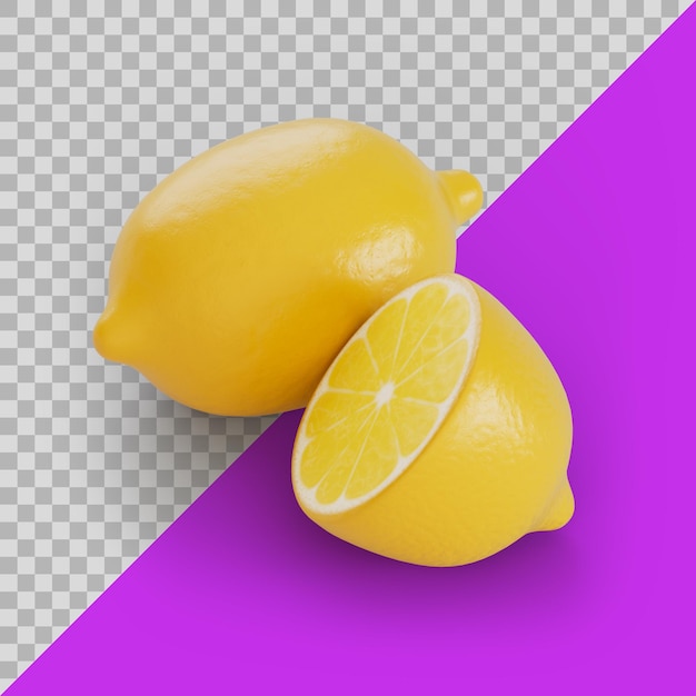 Limoni stilizzati 3D