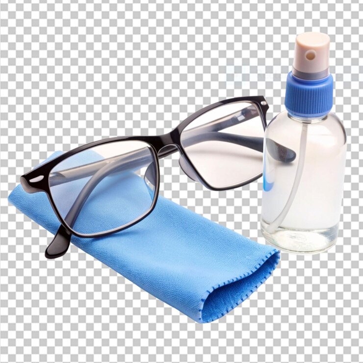 PSD limpador de copos em fundo transparente