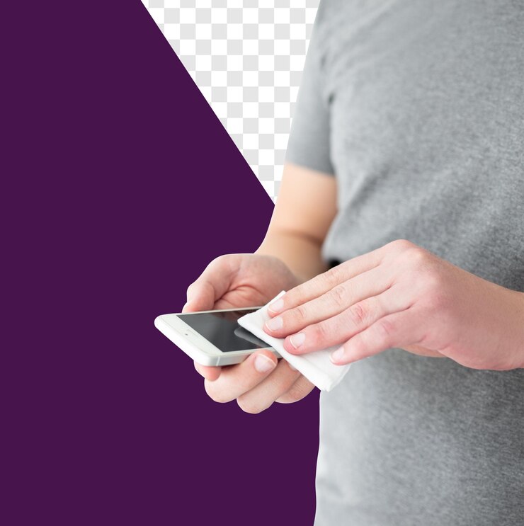 PSD limpar a tela do smartphone