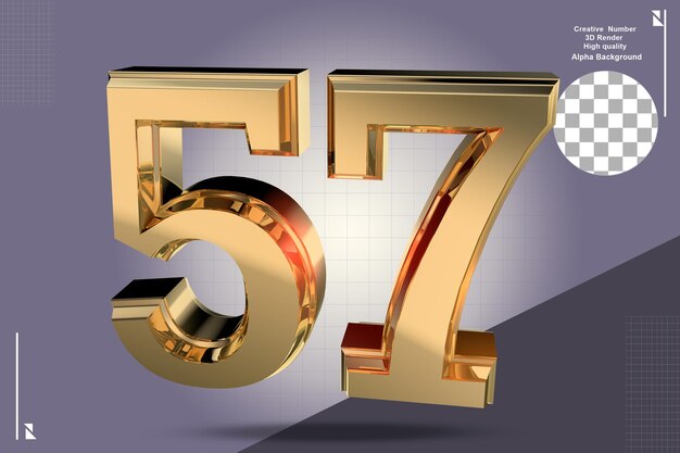 Limpiar oro 3d numero 57