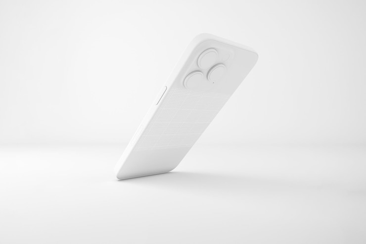 PSD limpieza del teléfono 16 pro max mockup