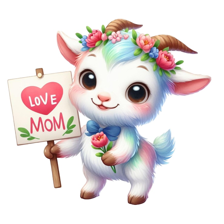 PSD la linda tarjeta del día de la madre de los cachorros de león