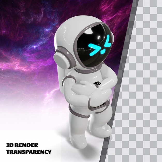 Lindo astronauta modelo 3d