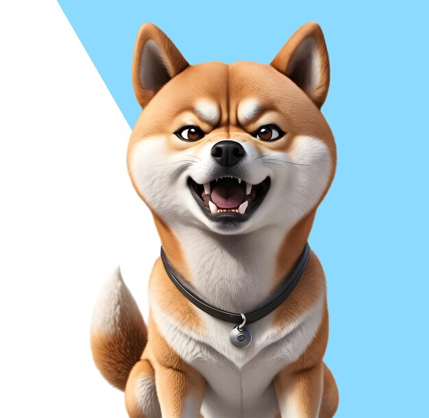 PSD lindo cachorro shiba inu