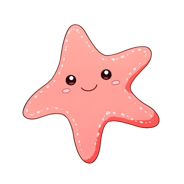 PSD el lindo clipart de las estrellas de mar