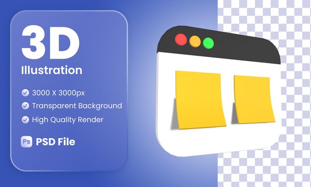 Lindo diseño de ilustración de Scrum 3D