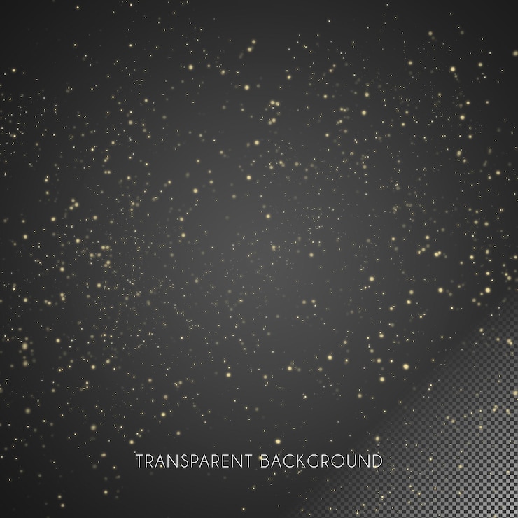 PSD lindo glitter dourado com fundo transparente 7